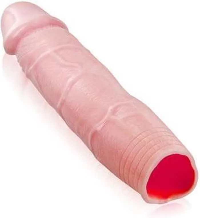 Baile Male Sex Toys | Baile Big Man - Penis Sleeve - Penis Verlenger - Siliconen -  Lichte Huidskleur - 18 cm