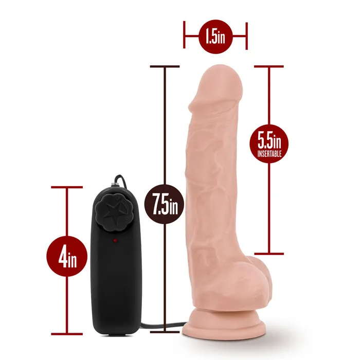 Dildo Realistico Blush Dr Skin PVC ABS Ø 3,8 cm | Blush Dildos