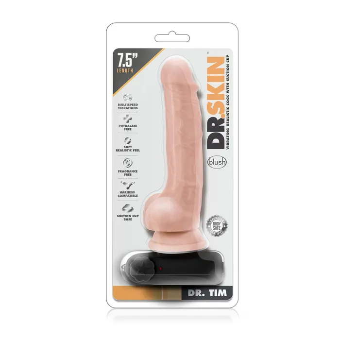 Dildo Realistico Blush Dr Skin PVC ABS Ø 3,8 cm | Blush Dildos