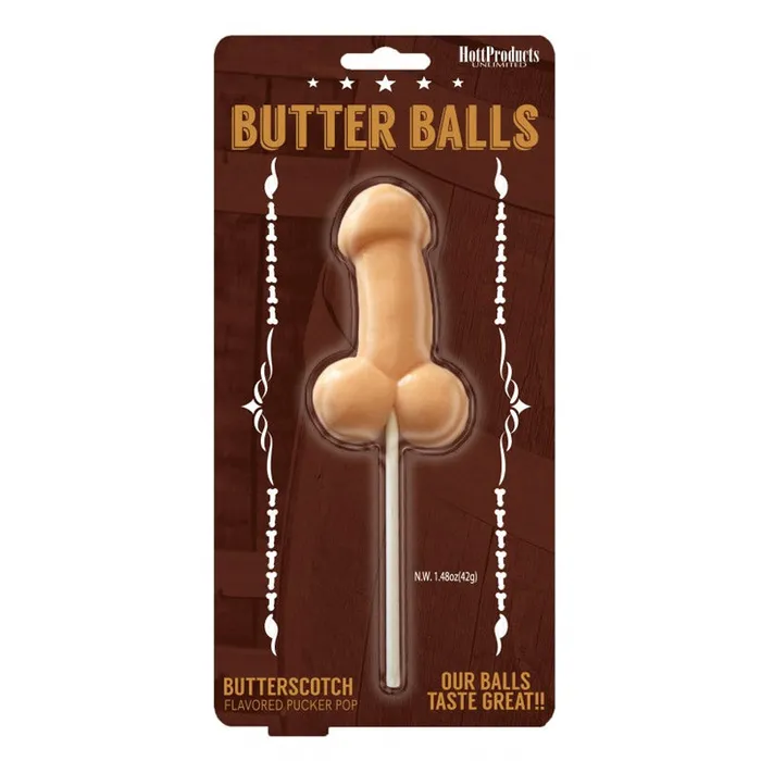 Dildos Butter Balls Butterscotch Flavored Pecker Pop Hott Products