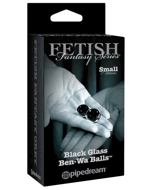 Dildos Fetish Fantasy Limited Edition Fetish Fantasy Limited Edition Black Glass BenWa Balls Assorted Sizes