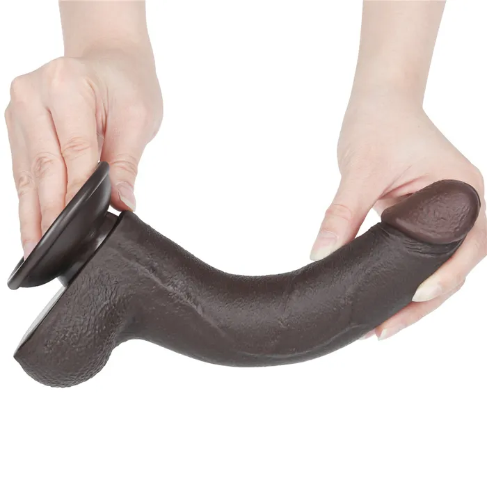 Fallo Scappellabile come un pene vero 8.5'' - Nero | Lovetoy Vibrators