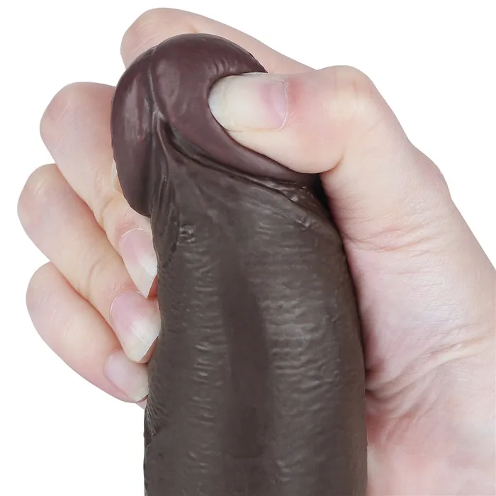 Fallo Scappellabile come un pene vero 8.5'' - Nero | Lovetoy Vibrators