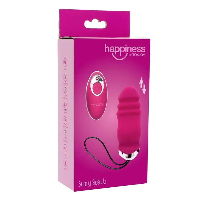 Female Sex Toys | ToyJoy Sunny Side Ovulo Wireless con Movimento di Up&Down - 6 diverse modalità di movimento e 2 velocità diverse, Silicone, Ricaricabil