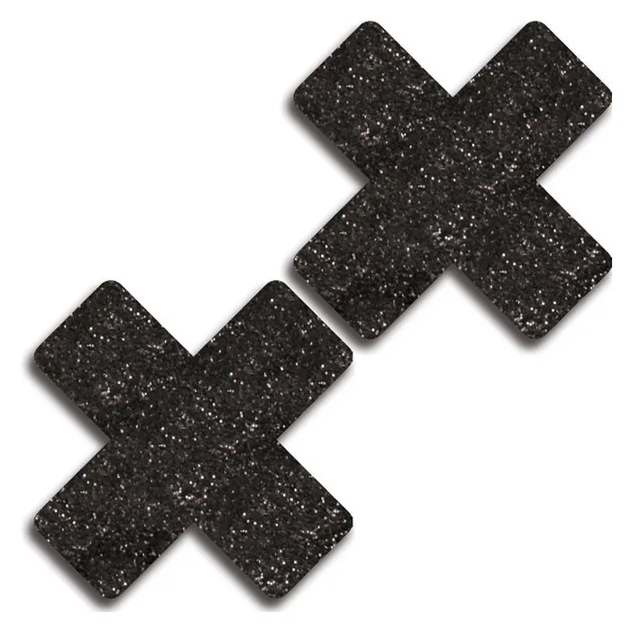 Golyta Vibrators Glitter Cross Pasties