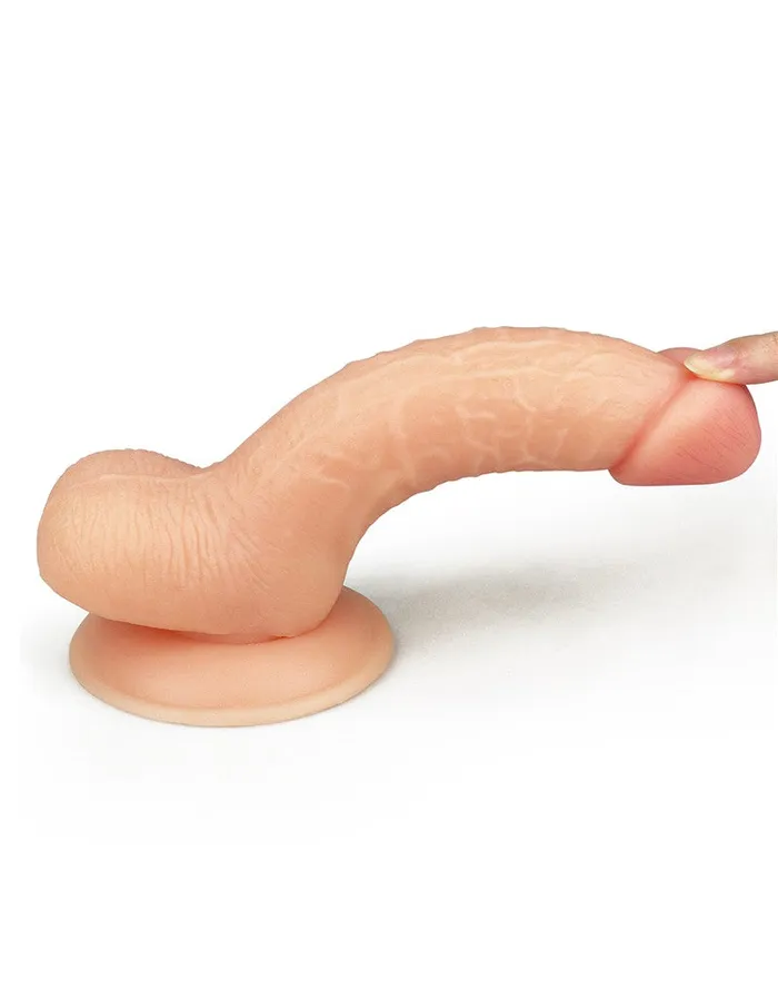 Lovetoy Dildos | Lovetoy - The Ultra Soft Dude Realistische Dildo - 18 x 4 cm