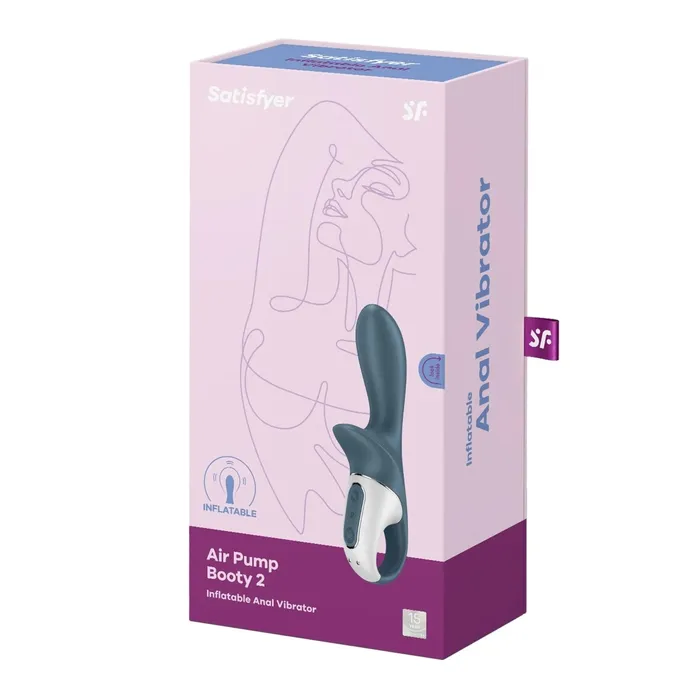 Satisfyer Male Sex Toys | Air Pump Booty 2 - Dark Grey