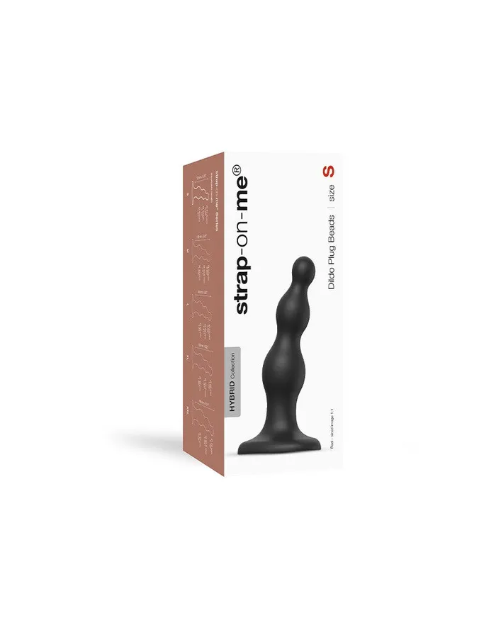 Strap-On-Me Female Sex Toys | Strap-On-Me - Dildo Plug Beads - Zwart