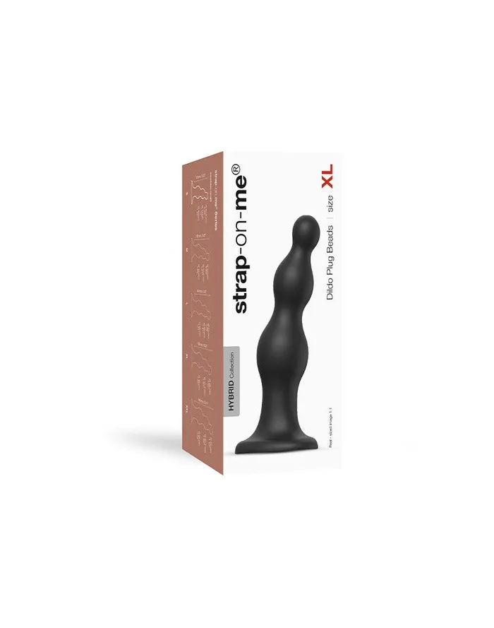 Strap-On-Me Female Sex Toys | Strap-On-Me - Dildo Plug Beads - Zwart