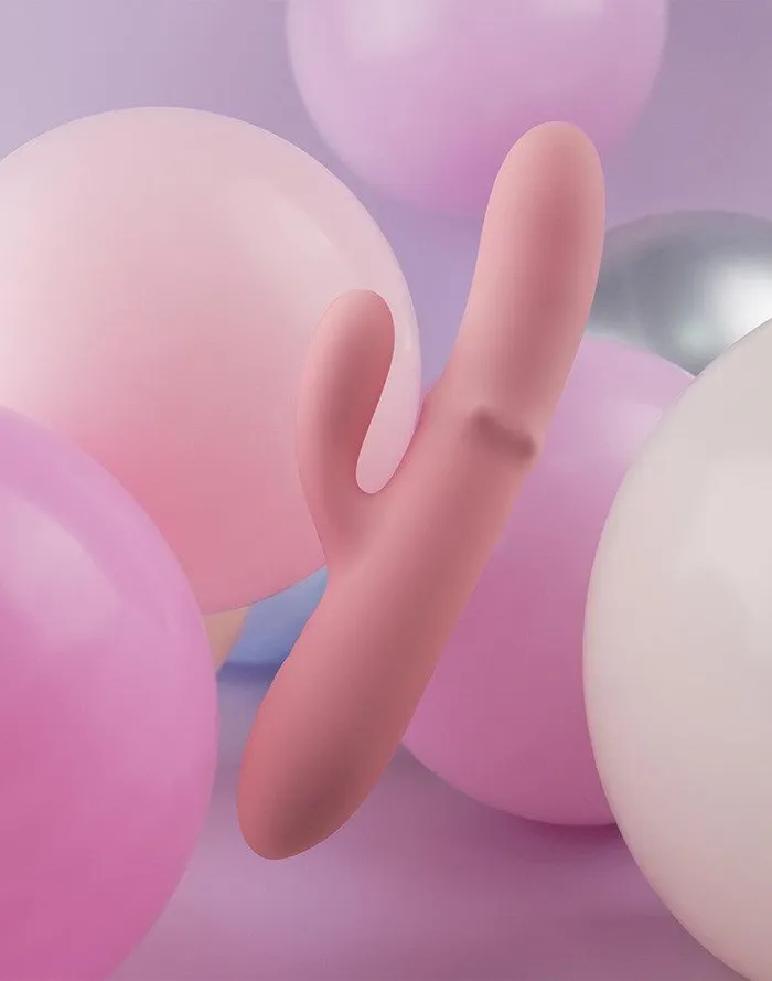 Svakom - Mora Neo - Interactieve Rabbit Vibrator met stotende kralen-ring - App Control - Roze | SVAKOM Female Sex Toys