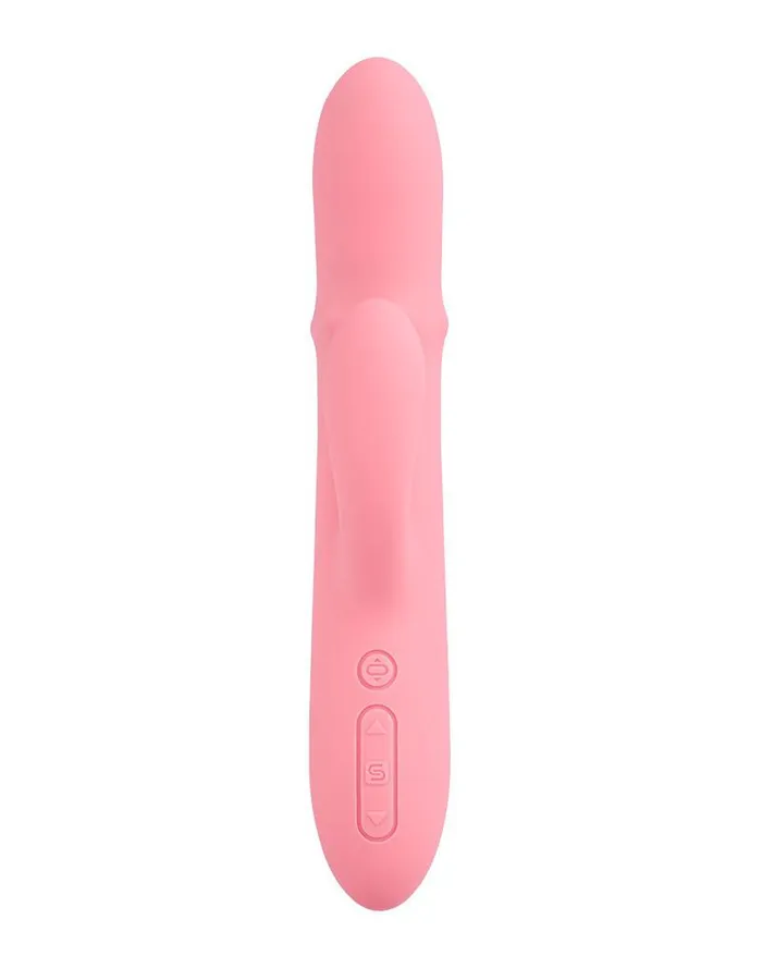 Svakom - Mora Neo - Interactieve Rabbit Vibrator met stotende kralen-ring - App Control - Roze | SVAKOM Female Sex Toys