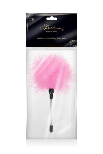 Sweet Caress - Roze tickler Met veertjes | Sweet Caress Vibrators