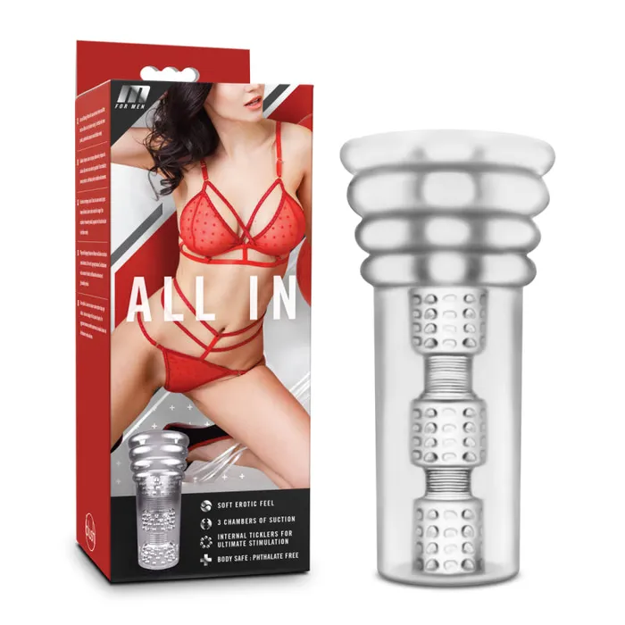 All in Clear Blush Novelties Dildos