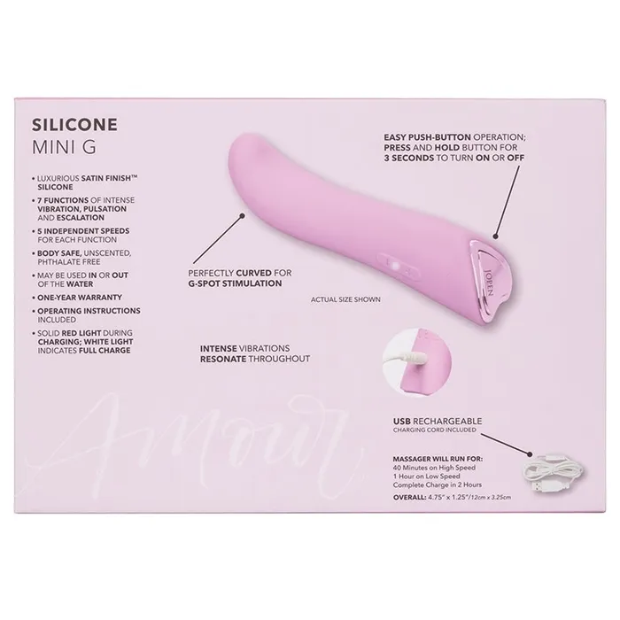 Amour Silicone Mini G-Pink Bullet | Holiday Female Sex Toys