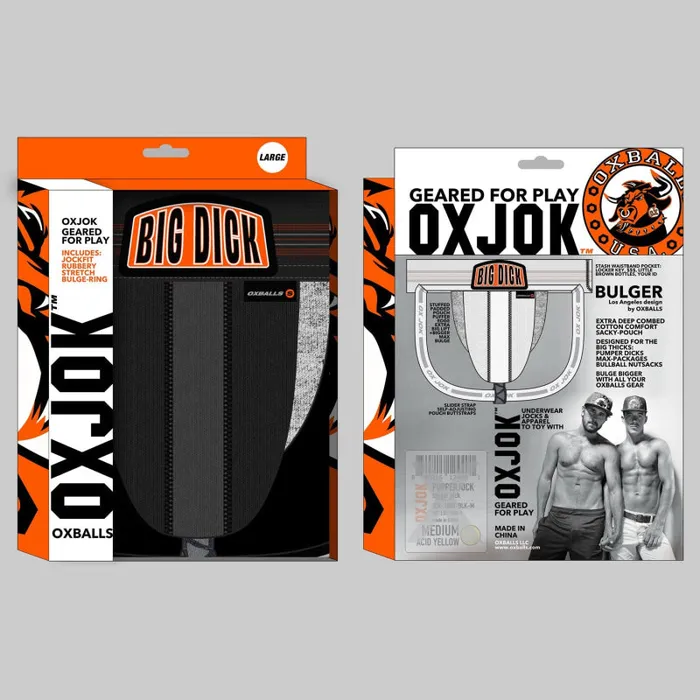 Anal Bulger the Big Pouch Jock Black Iron Small Oxjok