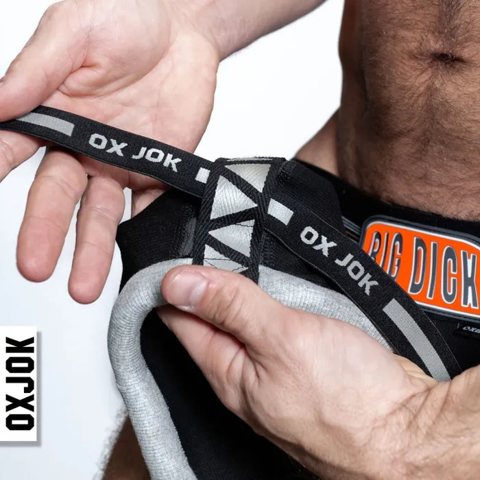 Anal | Bulger the Big Pouch Jock Black Iron Small - Oxjok