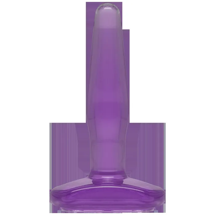 Anal Doc Johnson Crystal Jellies Butt Plug Small Purple