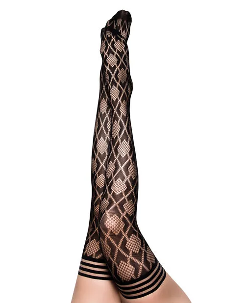 Anal | Kix'ies INC Kix'ies Elle Fishnet Diamond Thigh High Black