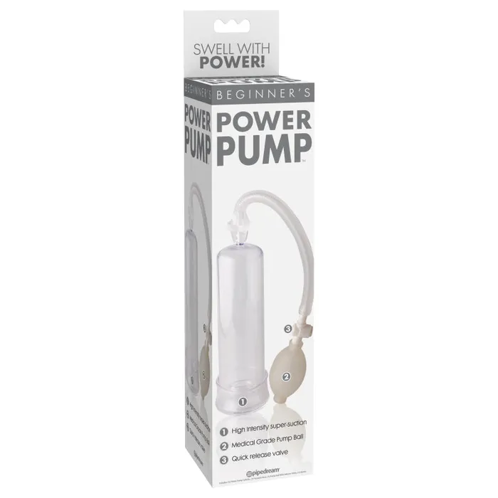 Anal | Pipedream Beginners Power Pump - Clear