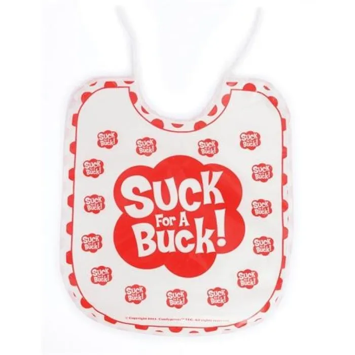 Anal Suck for a Buck Bib Little Genie