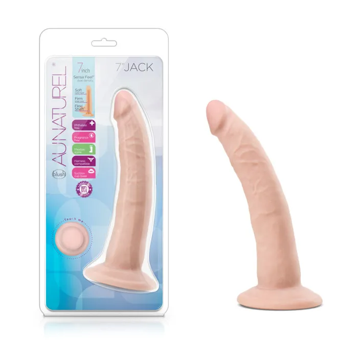 Au Naturel - 7 Inch Jack - Vanilla | Blush Novelties Dildos