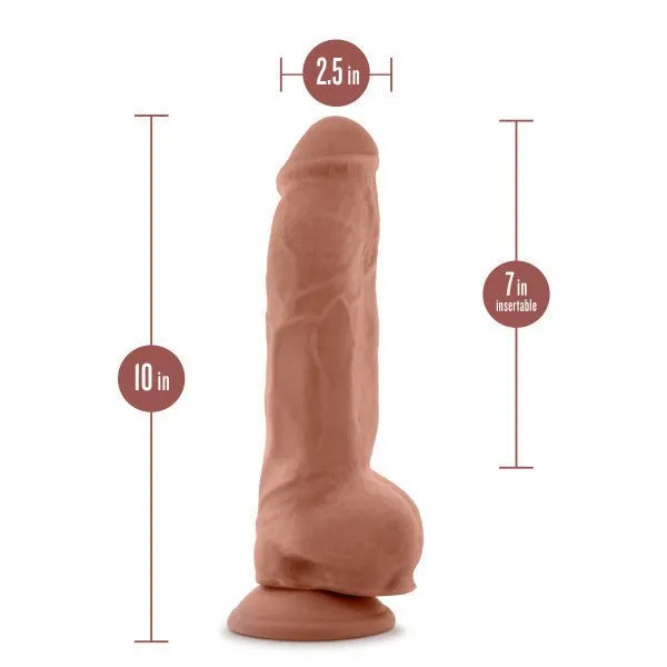 Au Naturel Big Boy 10 Dildo Mocha | Blush Novelties Dildos