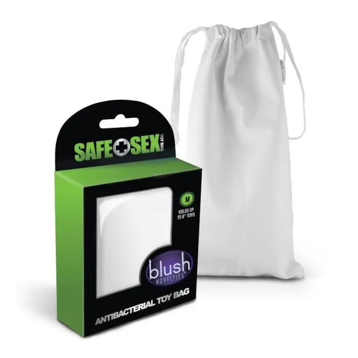 Blush Novelties Couples Safe Sex Antibacterial Toy Bag Medium 24 Piece Counter Display