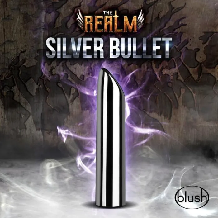 Blush Novelties Female Sex Toys | The Realm - Sliver Rechargeable Bullet - Silver