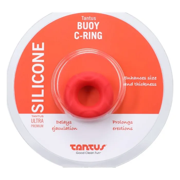 Buoy C-Ring Medium Crimson | Tantus Male Sex Toys