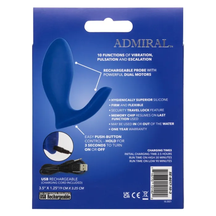 CalExotics Admiral Prostate Rimming Probe | Male Sex Toys