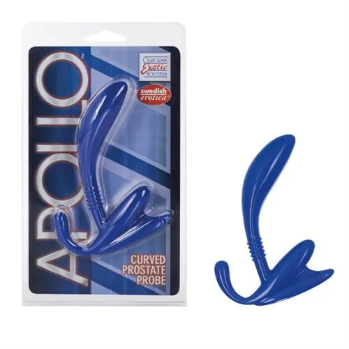 CalExotics Anal | Apollo Curve Prostate Probe - Blue