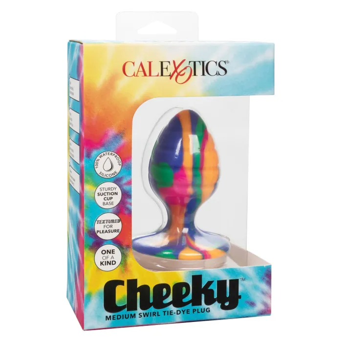 Calexotics Cheeky Medium Swirl Tie-Dye Plug | Anal