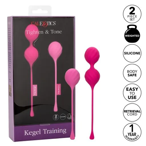 CalExotics Female Sex Toys | Kegel Training 2 Pc Set