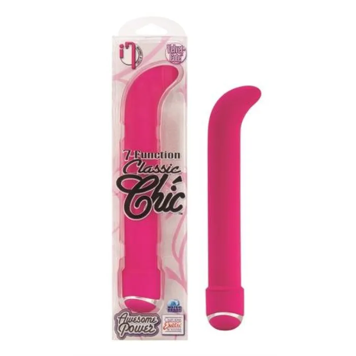 CalExotics Vibrators 7 Function Classic Chic Standard G Pink