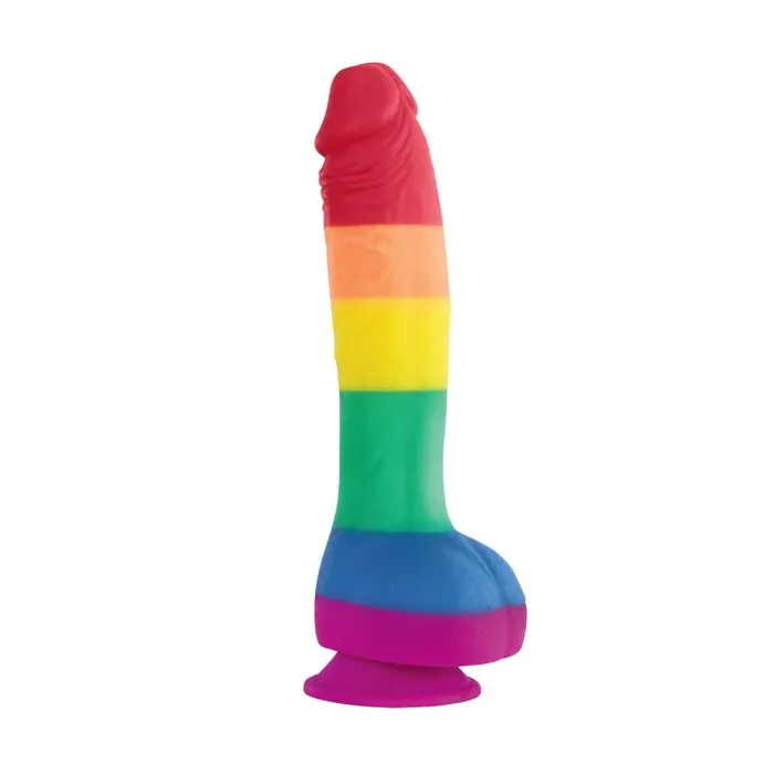 Colours Pride Edition - 8 Inch Dong - Rainbow | nsnovelties Dildos