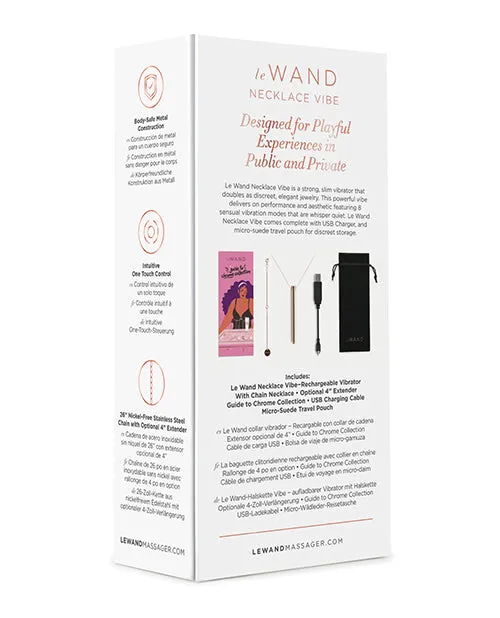 Cotr Le Wand Vibrating Necklace | Vibrators