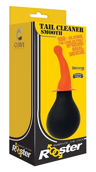 Curve Toys Rooster Tail Cleaner Smooth - Orange | CURVE NOVELTIES Dildos