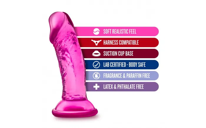 Dildos | Blush Novelties B Yours - Sweet n Small 4'' Dildo-(bl-13620)