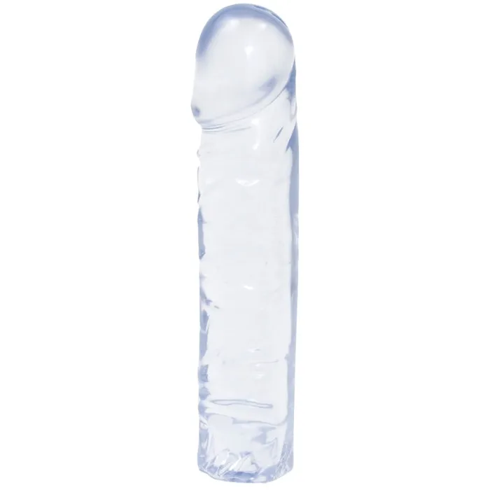 Dildos | Doc Johnson Crystal Jellies Classic Dong 8 Inch - Clear