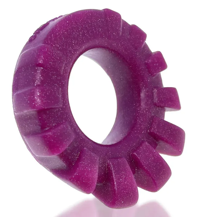 Dildos | Oxballs Cock-Lug Lugged Cockring -  Plum