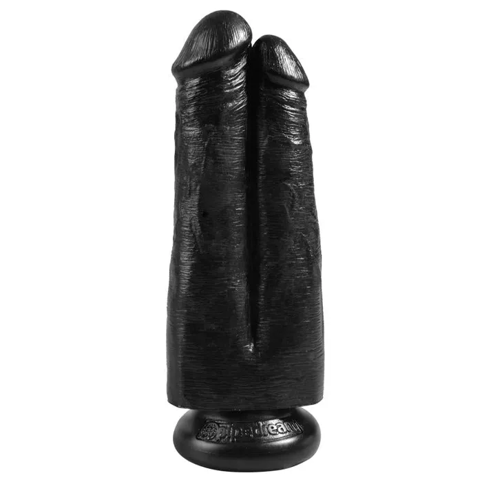 Dildos Pipedream King Cock 7 Two Cocks One Hole Black