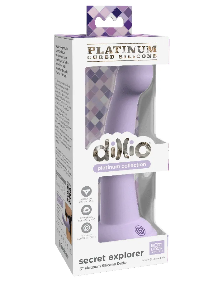 Dillio Platinum - Secret Explorer 6 Inch Dildo | Pipedream Dildos