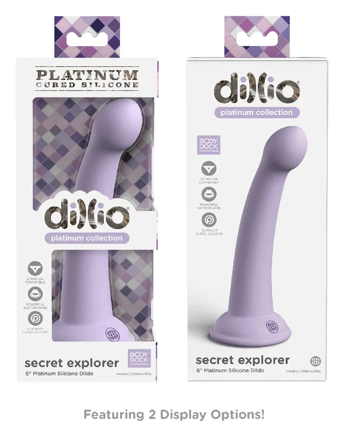 Dillio Platinum - Secret Explorer 6 Inch Dildo | Pipedream Dildos