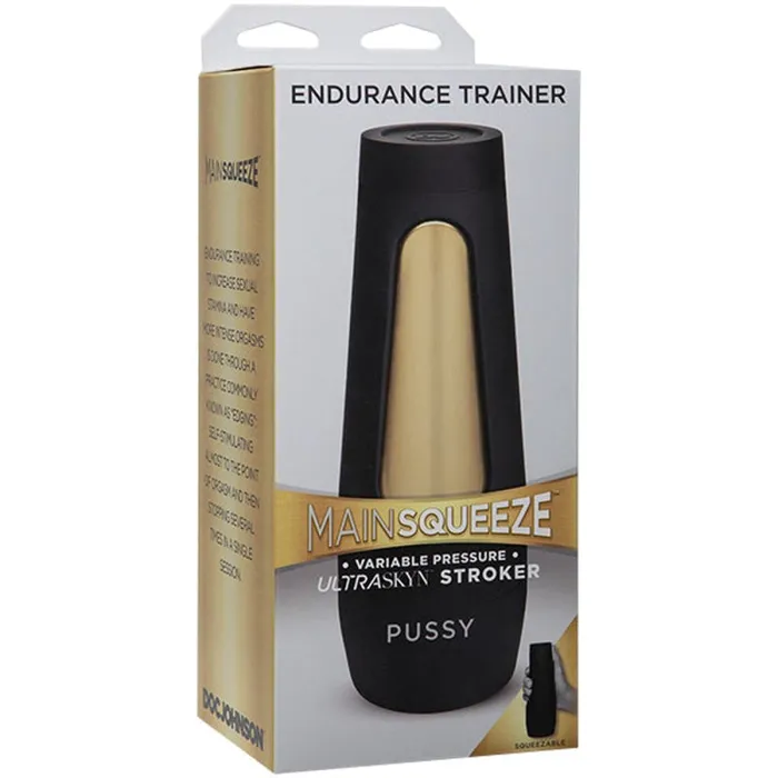 Doc Johnson Male Sex Toys | Main Squeeze - Endurance Trainer - Ultraskyn  Stroker - Pussy