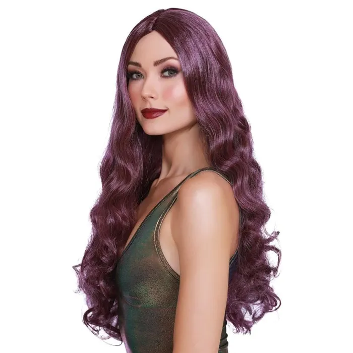 Dreamgirl Long Wavy Wig Purple Vibrators