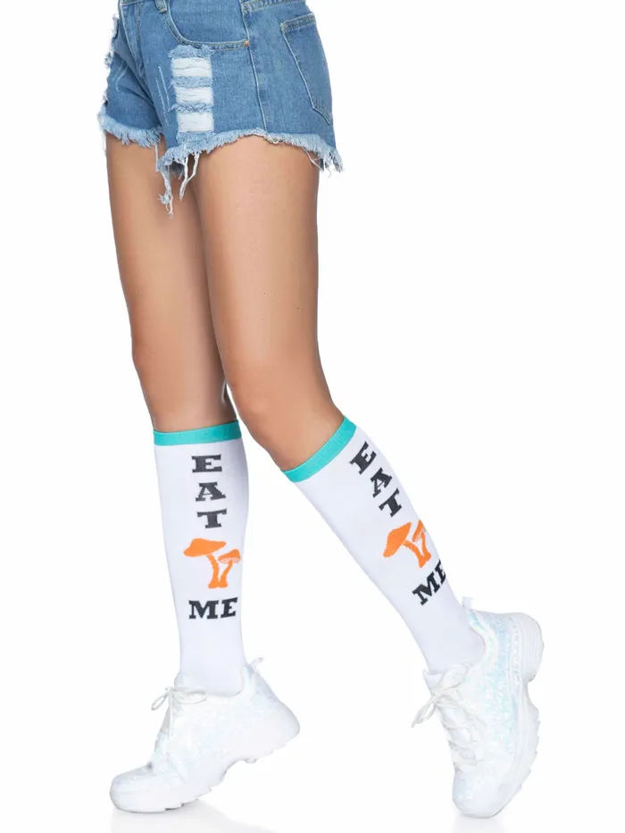 Eat Me Knee Highs Leg Avenue Vibrators