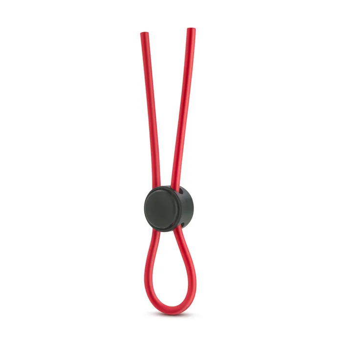 Eden 55 Long Red Adjustable Cock Ring Eden Male Sex Toys