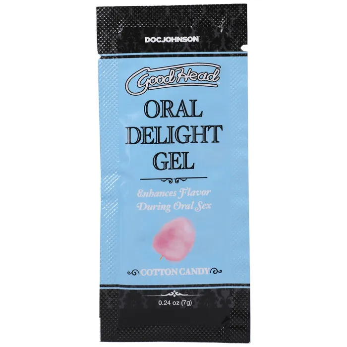 Enhancers Doc Johnson Goodhead Oral Delight Gel Cotton Candy 024 Oz