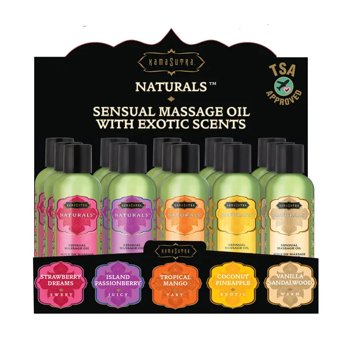 Enhancers Naturals Massage Oil Pre Pack Kama Sutra