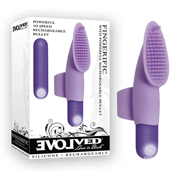 Evolved Fingerific Purple 89 cm 35 USB Rechargeable Stimulator Evolved Vibrators